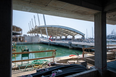 Genova, avanzamento cantiere waterfront levante 