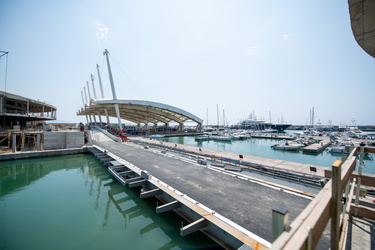 Genova, avanzamento cantiere waterfront levante 