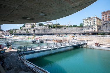 Genova, avanzamento cantiere waterfront levante 