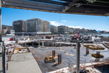 Genova, avanzamento cantiere waterfront levante