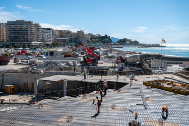 Genova, avanzamento cantiere waterfront levante