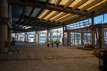 Genova, avanzamento cantiere waterfront levante