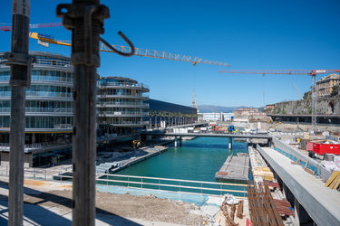 Genova, avanzamento cantiere waterfront levante