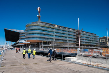 Genova, avanzamento cantiere waterfront levante