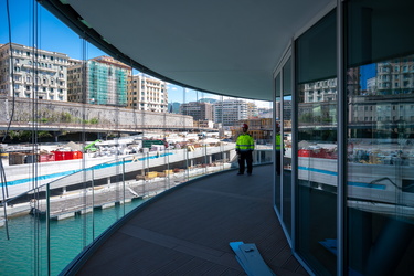 Genova, avanzamento cantiere waterfront levante