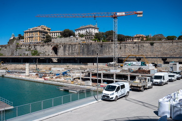 Genova, avanzamento cantiere waterfront levante