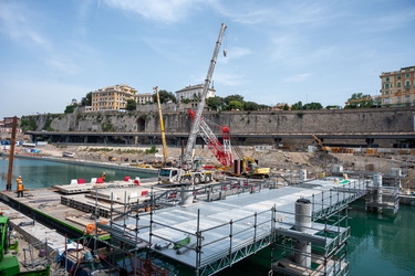 Genova, avanzamento cantiere waterfront levante 