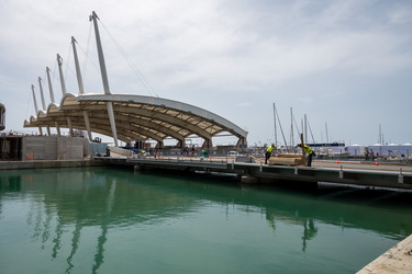 Genova, avanzamento cantiere waterfront levante 