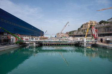 Genova, avanzamento cantiere waterfront levante 