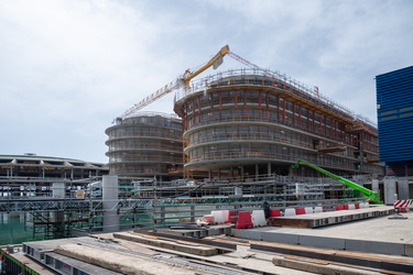 Genova, avanzamento cantiere waterfront levante 