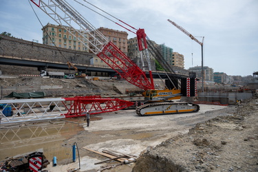 Genova, avanzamento cantiere waterfront levante 