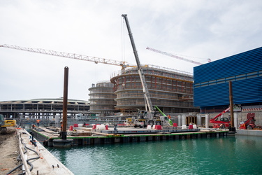 Genova, avanzamento cantiere waterfront levante 