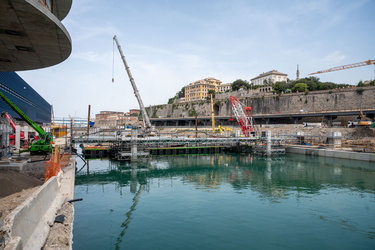 Genova, avanzamento cantiere waterfront levante 