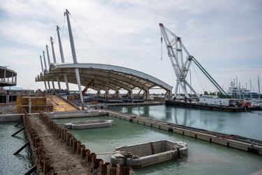 Genova, avanzamento lavori cantiere waterfront