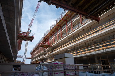 Genova, avanzamento lavori cantiere waterfront