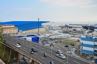 Genova, fiera - avanzamento lavori demolizione quartiere fierist
