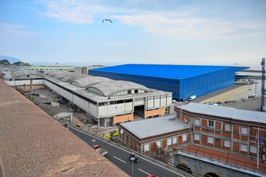 Genova, fiera - avanzamento lavori demolizione quartiere fierist