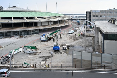 Genova, fiera - avanzamento lavori demolizione quartiere fierist
