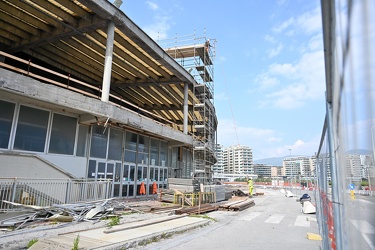 Genova, fiera - avanzamento lavori demolizione quartiere fierist