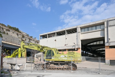 Genova, fiera - avanzamento lavori demolizione quartiere fierist