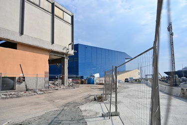 Genova, fiera - avanzamento lavori demolizione quartiere fierist