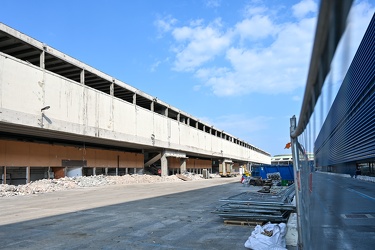Genova, fiera - avanzamento lavori demolizione quartiere fierist
