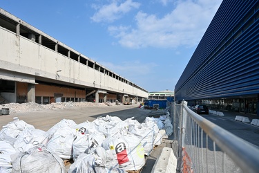 Genova, fiera - avanzamento lavori demolizione quartiere fierist