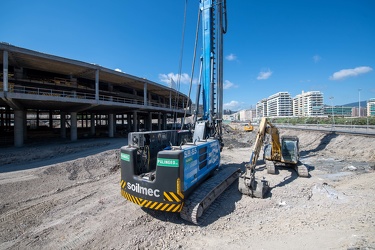 Genova, cantiere waterfront levante - avanzamento lavori