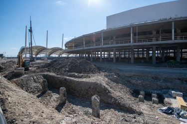 Genova, cantiere waterfront levante - avanzamento lavori