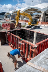 Genova, cantiere waterfront levante - avanzamento lavori