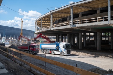 Genova, cantiere waterfront levante - avanzamento lavori