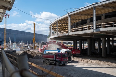 Genova, cantiere waterfront levante - avanzamento lavori