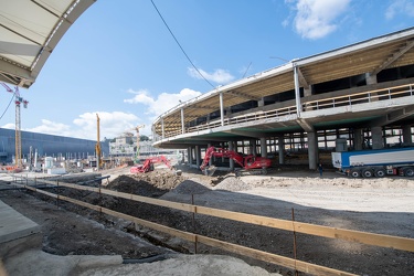 Genova, cantiere waterfront levante - avanzamento lavori