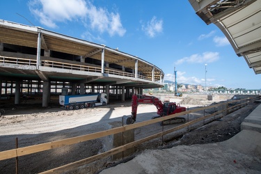 Genova, cantiere waterfront levante - avanzamento lavori