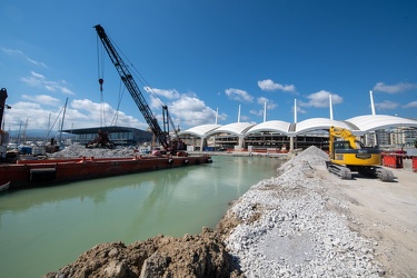 Genova, cantiere waterfront levante - avanzamento lavori