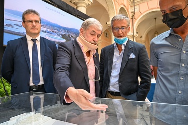 Genova, presentazione avanzamento lavori nuovo waterfront levant