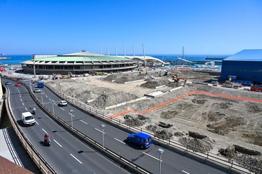 Genova, presentazione avanzamento lavori nuovo waterfront levant