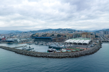 Genova, waterfront marina, lavori waterfront levante