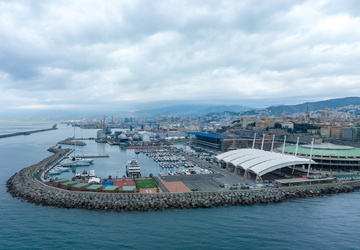 Genova, waterfront marina, lavori waterfront levante