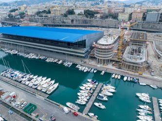 Genova, waterfront marina, lavori waterfront levante