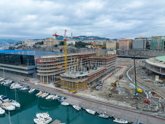 Genova, waterfront marina, lavori waterfront levante