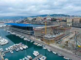 Genova, waterfront marina, lavori waterfront levante