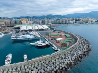 Genova, waterfront marina, lavori waterfront levante