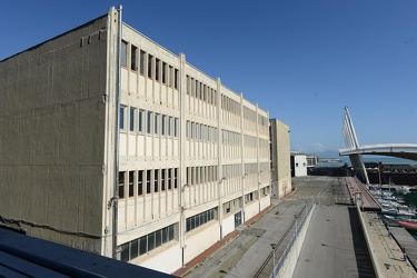 Genova - quartiere fieristico Fiera - stato di abbandono e lavor