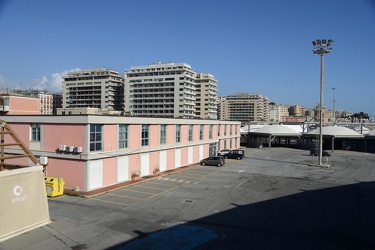 Genova - quartiere fieristico Fiera - stato di abbandono e lavor