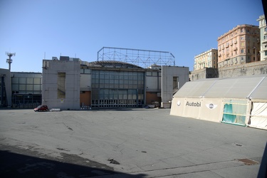 Genova - quartiere fieristico Fiera - stato di abbandono e lavor