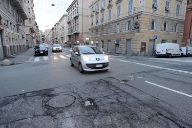 Genova, via Barabino - viabilit√†, traffico