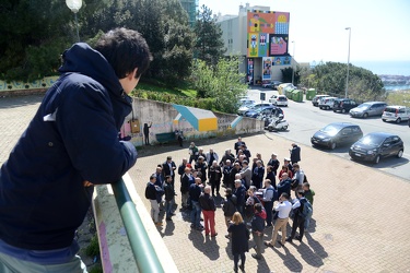 Genova, Pegli quartiere lavatrici - sopralluogo commissione comu