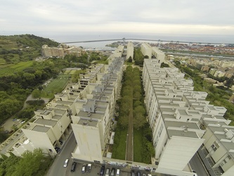 Genova - periferia Pegli, complesso residenziale edilizia popola