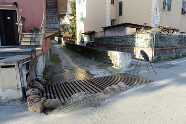 Genova, Molassana - la situazione presso il rio Ca' de Rissi